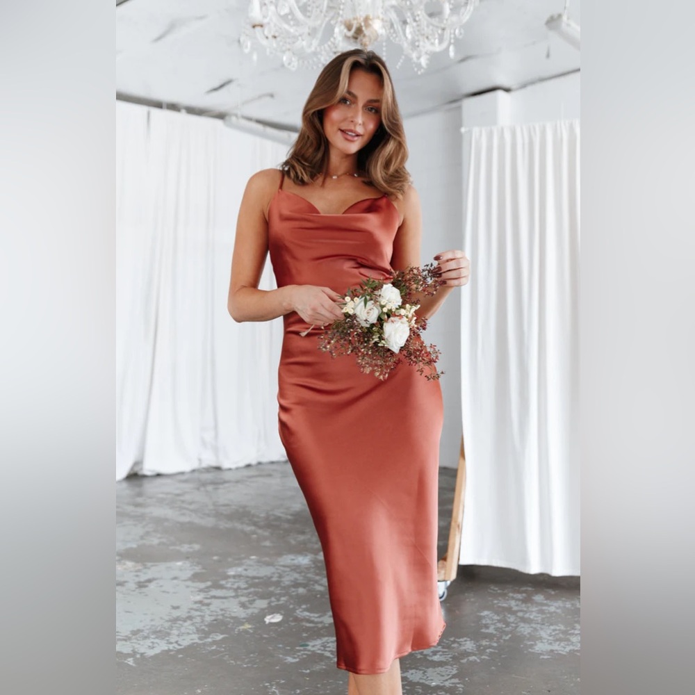 PERSIA DRESS - RUST - Picture 8 of 8